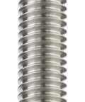 Premium 18-8 Stainless Steel Socket Cap Screws Button Head Pin-in-Head Hex Drive Tamper Proof 2 Inch Long Fully Threaded 1/4-20 Thread close up image