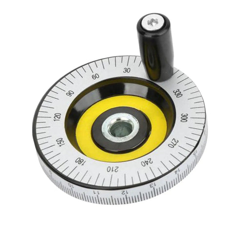 Sturdy Lathe Bakelite Handwheel Replacement For Small Machine Tools. Durable 10x80mm Industrial Milling Handle Accessory Easy To Grip And Move. Solid Carry Capacity High Performance Tool Part. black Bakelite handwheel with 10mm bore and 80mm scale for lathe or mill