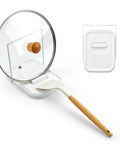 Say Goodbye To Soggy Counters With This Foldable Pot Lid Holder And Spoon Rest Durable Slow Cooker Stand Non Slip Design Secures hot glass lid and spoon rest.