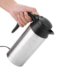 Portable Car Electric Kettle 750ml 24V Truck RV Compatible Hot Water Boiler with ergonomic handle for easy pouring