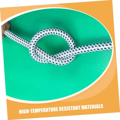 High Temperature Steamer Hose Replacement for All Steam Irons, flexible PVC and nylon tube, durable knotted display