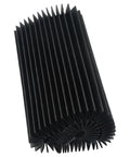 Flexible Accordion Bellows Cover For CNC Milling Machine Built Tough Dust Guard Oil Proof 1.5M Stretch Length 200mm Wide Black Protective Shield Three Proof Cloth Water Resistant