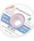 Desoldering Wick Braid For Circuit Boards And DIY Soldering Projects Copper Solder Wick With Fast Absorption Size 3.0mm on reel