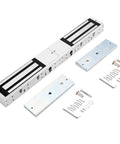 Tough As Nails 1200 Lbs Double Door Electromagnetic Lock With 12V Fail Safe NC Mode And Stainless Steel Housing for installation parts.