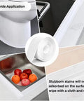Heavy Duty PVC Sealing Tape For Kitchen Sink And Bathroom Waterproof Oil Proof Caulk Strip That Sticks Like Crazy to seal edges around sink and toilet.