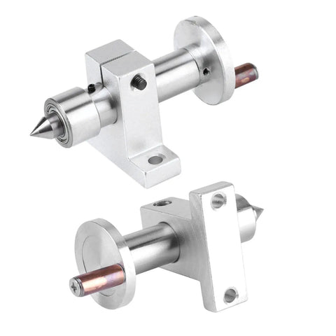 Double Bearing Live Center For Mini Lathe Machine With Revolving Center And Adjustable Hole Depth Durable Metal Lathe Part