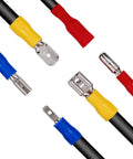 All In One 280 Pc Wire Terminal Crimp Connectors Kit Insulated Waterproof Spade Set For 22-10 AWG Copper PVC Tinplate Color Coded