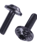 Premium Grade 5 Titanium Bolts, M6 Torx Head Screws, Heavy Duty Black Fasteners, Corrosion Resistant Right Hand Thread.