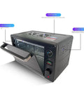 Heavy Duty No Mess Smooth Cure Uv Led Curing Lamp With 365nm 395nm 405nm Dials, open with cooling fan and control panel.