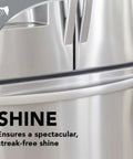 Stainless Steel Cleaner And Polish Spray Aerosol 2 Pack For Appliances, Chrome And Sinks, Anti Fingerprint Formula, No Streaks Or Residue