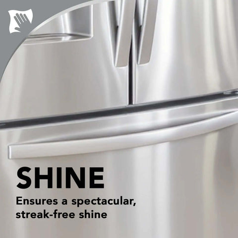 Stainless Steel Cleaner And Polish Spray Aerosol 2 Pack For Appliances, Chrome And Sinks, Anti Fingerprint Formula, No Streaks Or Residue