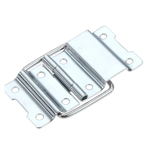 Two Pack 71x35mm Support Hinges For Cabinets Suitcases And Boxes Heavy Duty Box Hinges for DIY projects, close-up view