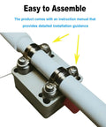 Grab And Go Portable Active Loop Antenna For Shortwave Radios With Full Band Coverage showing assembly detail with fittings