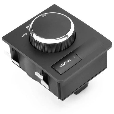 Dodge Ram 4WD Selector Switch Replacement For 2010 2011 2012 Ram 1500 2500 3500 4500 5500 Plug And Play Direct Fit Easy Install Replaces 4602973AA 4602973AB 4602973AC Series, black dashboard switch