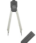 Deluxe EKG Caliper And Ruler Pocket Reference Guide Set For Medical Pros Premium Quality Durable Hardened Steel With Protective Cover