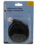 18 Foot RG58AU Coax Cable With Molded PL259 Connectors For CB Ham And Two Way Radios Moisture Protected Antenna Cable