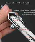 Dope Openable Cable Pulley Snatch Block 32mm Wheel For 6mm Wire Rope 110 Lb Load Single Bearing Aluminum Zinc Alloy Rigging Pulley For Winch Tow DIY Projects Built To Last open with 6mm rope