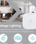 Smart Home Presence Sensor With Zigbee Millimeter Wave Radar Detection For Home Assistant Via Zigbee2mqtt Real Time Presence Distance Illuminance Sensing And Instant Motion Alerts Dope Home Automation Upgrade white Zigbee presence sensor for wall or ceiling mounting in bedroom and hallway
