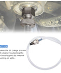 Oil Filter Drain Hose Tool For Toyota Lexus Scion 2.0L To 5.7L Cartridge Style Engines Keeps Oil Change Clean featured in use