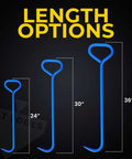 36 Inch Manhole Hook Tool Hex Alloy Steel Heat Treated with length options displayed, including 24-inch and 30-inch sizes.