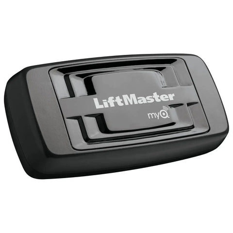 Plug-and-Play Internet Gateway For Garage Door Openers With MyQ Two-Way Communication, Smart Home Device in black