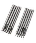Leather Punch Tool Set with Hollow Round Punches for Belts Watch Bands and Crafts Pro Grade Leather Hole Cutter Chisel Kit