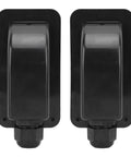 Front view of Easy Install ABS M20x1.5 Cable Entry Gland For 6mm2 To 12mm2 Wires Sealing Solution With Durable Weatherproof Seal Black.
