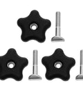 Awesome Homoyoyo Handle Knob Screw Bolt Kit With Wide Compatibility Plus Durable Plastic And Metal Hardware For Easy Lawn Mower Repair And Garden Or Snow Blower Fixes, black handle knobs and bolts