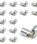 Upgraded 15 Pieces Aluminum Alloy Universal Joints 3L for Lego MOC Bricks Shaft Coupling and Power Transmission Components