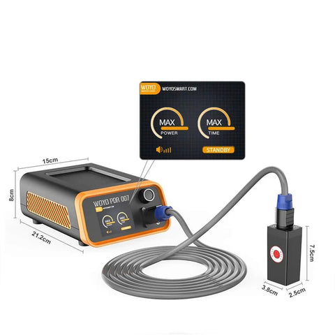 Gnarly Paintless Dent Repair Kit Knocks Out Door Dings And Hail Damage Fast with electromagnetic unit and digital gauge.