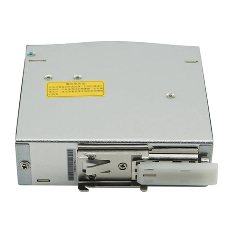 Rock Solid 12 Volt DIN Rail Power Supply 120W 10A Industrial AC DC For Semiconductor Equipment Wide Input Low Voltage Supply Built For The Job Rugged Metal Case, rear view with terminal connector