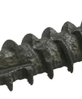 Close-up of Gray Deck Screws 75 Piece Set For Composite And Treated Wood With Ceramic Coating For Rust And Corrosion Protection