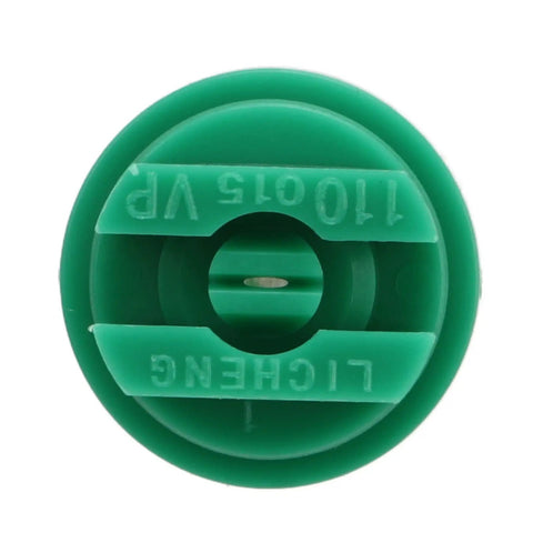 Flat Fan Sprayer Nozzle from Set Of 20 High Pressure Plastic Sprayers For Farmers And Gardeners, close-up view of spray tip
