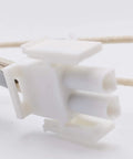 Close-up of Gas Range Hot Surface Igniter Assembly Replacement For Specific Models Only connector with 8-inch leads.