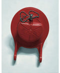 Top view of Toilet Baffle Replacement For GA715014-GEG1 Red Durable Plastic Floor Mounted Install
