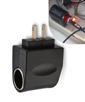 220V To 12V AC DC Converter Wall Outlet Cigarette Lighter Adapter Built Tough for powering car accessories indoors.