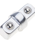 Double-ended 3/8-in square drive sleeve adapter, chrome-plated carbon steel