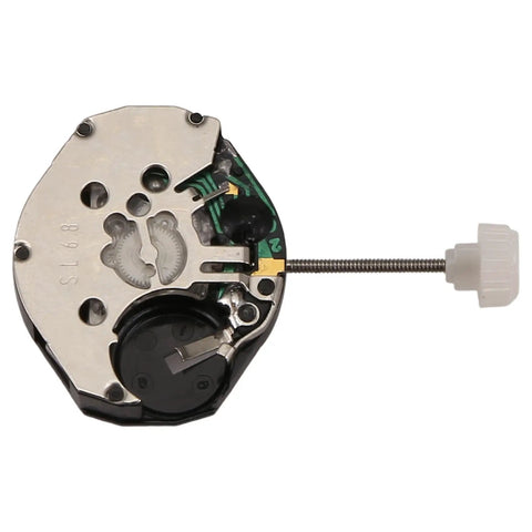 Close-up of SL68 quartz mechanism from 5-Piece SL68 Quartz Watch Movement Replacement Kit For DIY Watch Repair Pros, Compact, Easy To Install