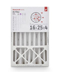 MERV 8 Pleated Furnace And AC Air Filter 16x25x4, 1 Pack, Electrostatic Design Captures Dust Pollen Mold And Smoke