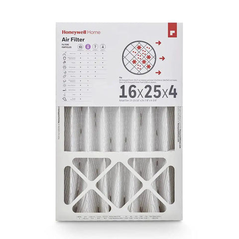 MERV 8 Pleated Furnace And AC Air Filter 16x25x4, 1 Pack, Electrostatic Design Captures Dust Pollen Mold And Smoke
