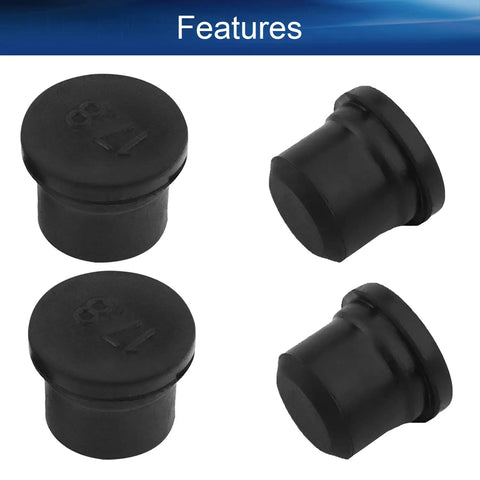 Rubber Stopper For 17.8mm Hole Seal And Cable Gland Enclosures 18x22mm Black 5 Pack Beefy Heavy Duty Durable Elastic Insertion Plug