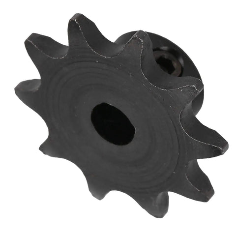 Durable 10 Tooth DBore Sprocket With SetScrew Design For Smooth Power Transfer And Seamless Industrial Motor Shaft Connections That Actually Hold Tight, black steel gear