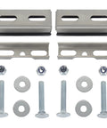 Heavy Duty Roof Rack Mounting Brackets For RVs And Campers Stainless Steel Clamps For Solar Panel Rack Motorhome And Caravan Roof Rail Drill Free Gutter Mounts 2 Pack Durable Mounting Hardware