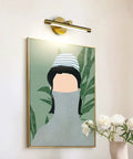 Gold Finish LED Picture Light For Artwork And Paintings, Dimmable 12W 3000K Warm White, 24.21 Inch Hard-Wired Gallery Lighting Fixture