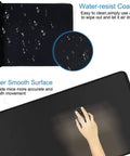 Extra Large Gaming Mouse Pad With Stitched Edges, Premium Microfiber Surface, Waterproof Non Slip Desk Mat 31.5 By 11.8 Inches