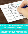 Air Purifier Filter Replacement 4 Pack Compatible With AC4825 AC4300BPTCA AC4900CA CDAP4500BCA schedule card use