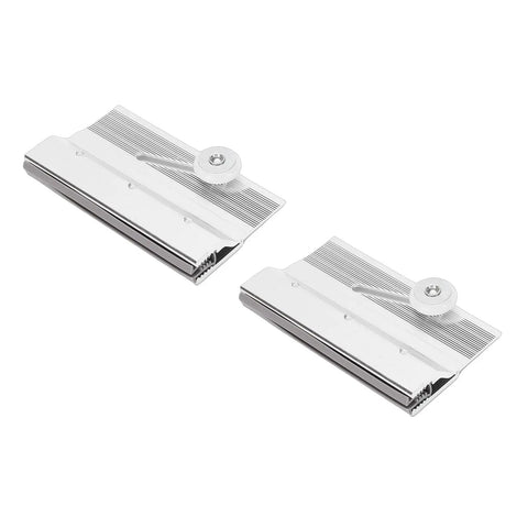 Frameless Shower Door Top Roller Bracket With Three Quarter Inch Bearing Roller Aluminum Frame For Quarter Inch Glass Panels Chrome Plated Finish Delivers A Smooth Sliding Motion And Easy Adjustments For Tough As Nails Shower Enclosures. shown in chrome aluminum