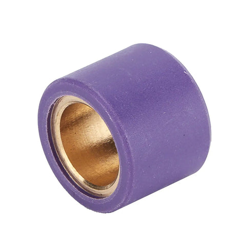 Purple nylon-copper roller from 9 Piece Variator Roller Kit 15g Each For GY6 125cc Scooters Mopeds ATVs And Go Karts Beefed Up Performance Upgrade