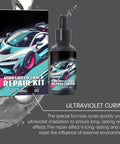 All In One Windshield Crack Repair Kit For Chips And Cracks Glass Repair Liquid bottle and packaging