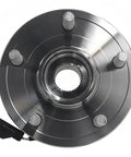 Front view of Front Wheel Hub And Bearing Assembly With ABS For Dodge Ram 1500 2002 2003 2004 2005, 5 Lug Wheel Hub Replacement